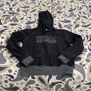 Under Armour black hoodie. Mens medium zipper pockets